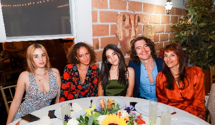  Maya Luna, Lua, Kalani, Abraham Sandoval e Ingrid Eichelmann.