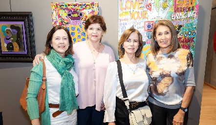  Macarena Pérez, Pilar Labastida, Cony Villasuso y Regina Boesterly.