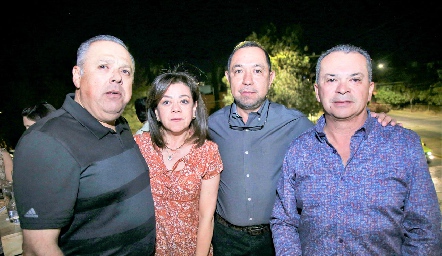  Gabriel Saucedo, Coqui Aguilar, Carlos Aguilar y Andrés Téllez.
