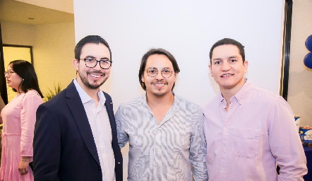  Daniel Herbert, Guillermo Leiva y Christian Rivera.