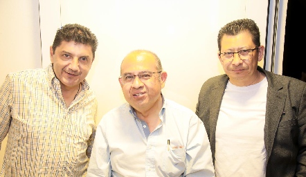  Jaime Borjas, Oscar de Jesús y Carlos Olan.