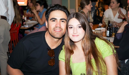  Benjamín Leal y Ana Paula García.