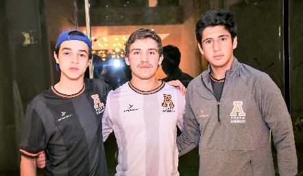  Marcelo Díaz Infante, Daniel Carreras y Marcelo Silva.