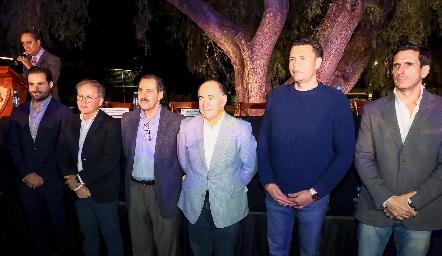  Carlos Saiz, Gustavo Santoscoy, Alberto Kasis, Enrique Galindo, Luis Fernando Alonso y Javier Fernández.