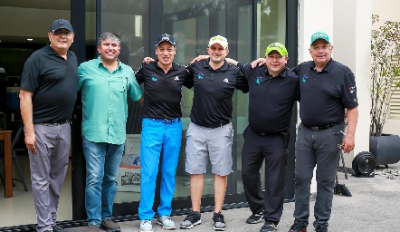  Sergio Ambriz, Ariel Reyes, David Garrigos, Jorge Flores, Gabriel Ochoa y Asdrubal Irurzo.