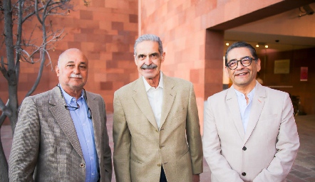  Arturo Ramos, Jaime Chalita y Juan Manuel Pérez.
