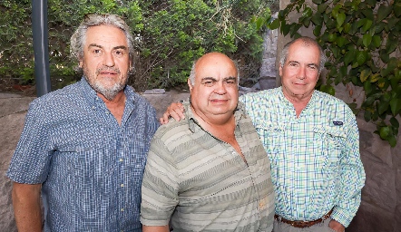  Javier Torre, Francisco Cabrera y Daniel Medina.
