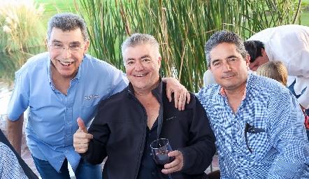  Andrés Azcárate, Roberto Lozano y Gerardo Rodríguez.