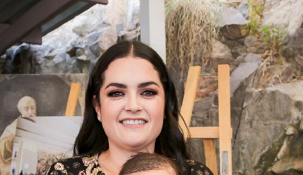  Isabel Torre con su hijo Sebastián Gómez.
