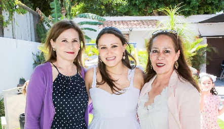  Miriam Menchaca, Fátima Castro y Marcela Suárez.