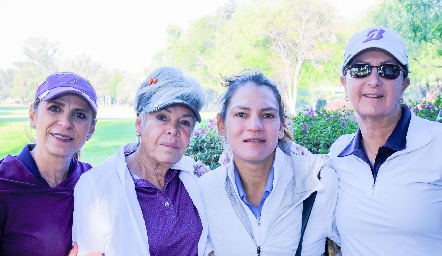  Gabriela Godínez, Paty del Peral, Maricela Pérez y Marus Hernández.