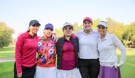  Lucía Galarza, Isabela Morales, Georgina Anaya, Carla Verástegui y María Acebo.