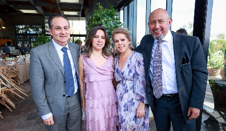 Eduardo Kasis, Laura Monjarás, Rocío Covarrubias y Alfredo Hernández.