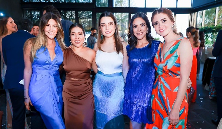  Martha de la Rosa, Mimí Franco, Gaby Díaz Infante, Ana Laura Rodríguez y Pili Castañón.