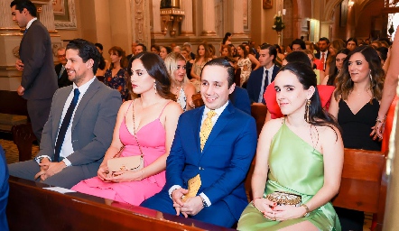  Roberto Fernández, Adriana Narváez, Paco Lavín y Montse García.