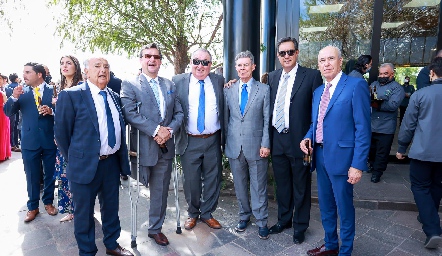  Miguel Herrera, Carlos Leiva, Héctor Vázquez, Rafael Hernández, Antonio González y Chepe Díaz Infante.