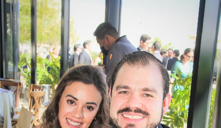  María Pía González  y Daniel López.