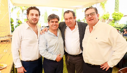  Andrés Checa, Francisco Leos, Humberto Abaroa y Jacobo Payán.