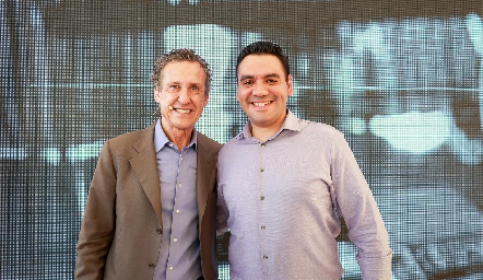  Jorge Valdano y Benjamín Ortiz.