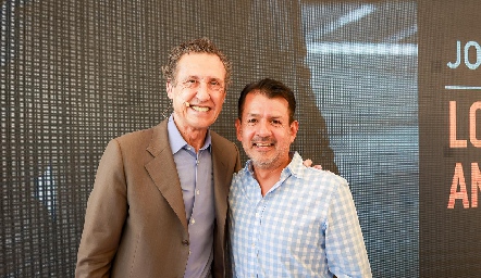  Jorge Valdano y Obed Gutiérrez.