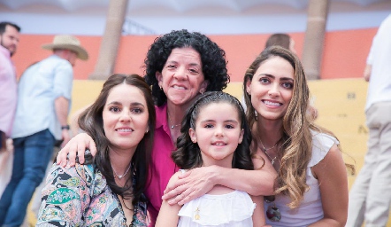  Andrea Espinosa, Ale Labastida, Paula Labastida y Elisa Ramírez.