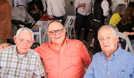  Rafael Mendizábal, Luis Chaires y Ángel Mario.