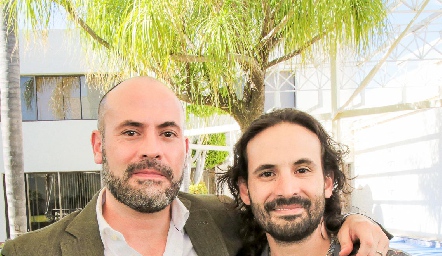  Los hermanos Jorge y Efraín Barrera.