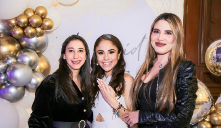  Ingrid Delgado, Paola Longoria y Samira Dahda.