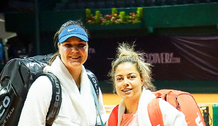 Lidziya Marozava y Renata Zarazúa 