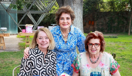  Patricia Harris, María Zendejas y Tere Pizzuto.