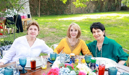  Ana Luisa Faz, Patricia Vivanco y Rosy González.
