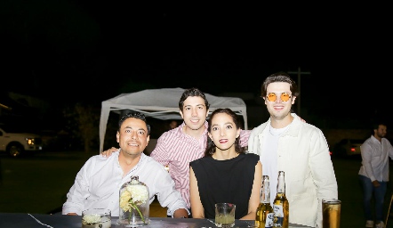  Clemente Guerrero, Roberto Michel, Moni Villanueva y Pablo Labastida.