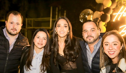   Ricardo Gonzales, Isa Villanueva, Sergio Velasco y Ale Guevara.