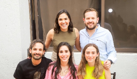  Efraín Barrera, Dani Lavín, Juli Valle, Sofía Prieto y Alan Arredondo.