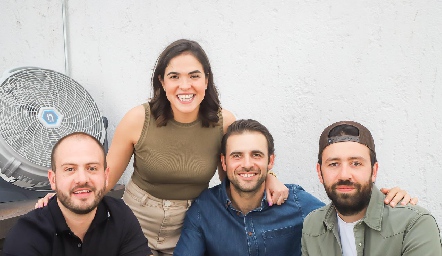  Gerardo Hernández, Juli Valle, Iker y Ferrán Monsech.