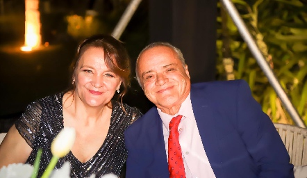  Rosy Rivera y Claudio González.