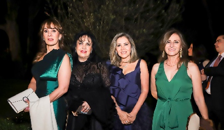  Patricia Espinosa, María Julia Marín, Elizabeth Báez y Susana Hinojosa.