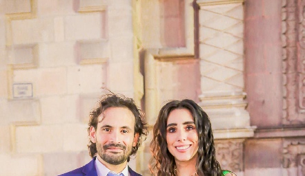  Efraín Barrera y Daniela Lavin.