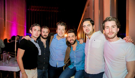 Marco Ciuffardi, Felipe Martín Alba, Gastón Lozano, José Lorca, Sebastián Villasana y Felipe Palau.