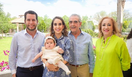  Juan Pablo Castillo, Lu Borbolla, Camila Castillo, Mariano Borbolla y Lucy Alfaro.