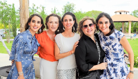  Lu Borbolla, Gaby Herrera, Anel Ávila, Daniela Benavente y Gabriela Valdes.
