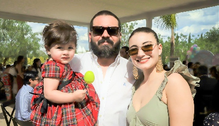  Jaime Ramírez, María Guadalupe y Catalina.