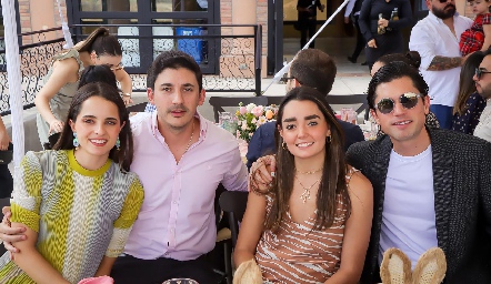  María Gambero, Federico Garza, Marianela Villasuso y Gerardo Serrano.