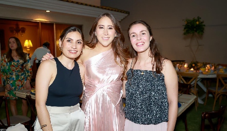  Sofía Rodríguez, Diana Olvera y Tere Ledezma.