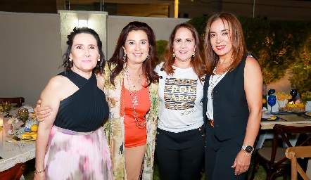  Lula López, Rosy Hernández, Gaby Payán y Lorena Herrera.