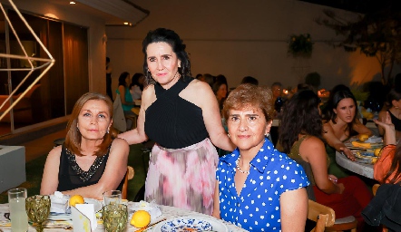  Faride Dahda, Lula López y Dora Delgadillo.