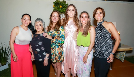  Flor, Flor, Diana, Diana, Ana y Nora Guel.