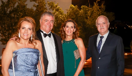  Patricia del Bosque, Roberto Lozano, Pilar Martínez y Alejandro Hernández.