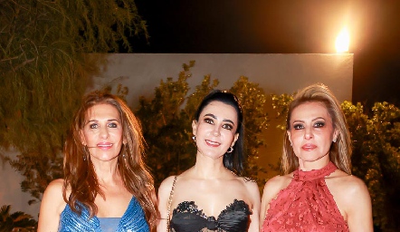 Mónica Celis, Liliana Meza e Inés Elizondo.