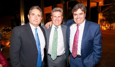  Gerardo Rodríguez, Galo Galván y Francisco Leos.